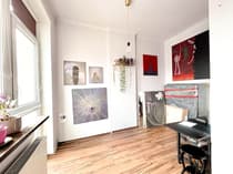 Jasne studio artystyczne z obrazami - Mieszkanie na sprzedaz Lodz Polesie | CI OD NIERUCHOMOSCI