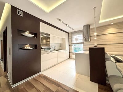 Nowoczesny salon z aneksem - Mieszkanie na sprzedaz Lodz Widzew | CI OD NIERUCHOMOSCI