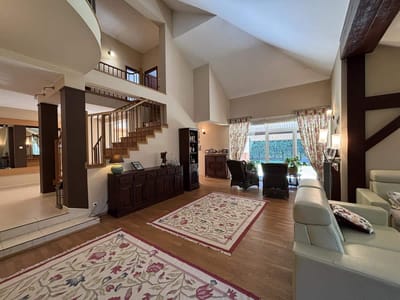 Elewacja domu z ogrodem - Dom na sprzedaz Tuszyn | CI OD NIERUCHOMOSCI